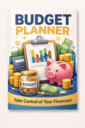 Budget Planner – Simple Monthly Money Tracker for Smart Spending & Savings